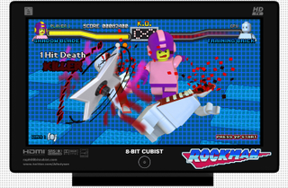 Illustration for article titled Fan-Made LEGO Mega Man Leaps Into Action